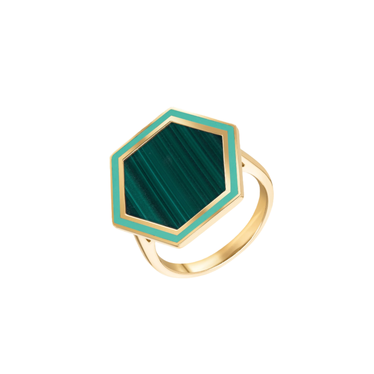 Hive Malachite Ring