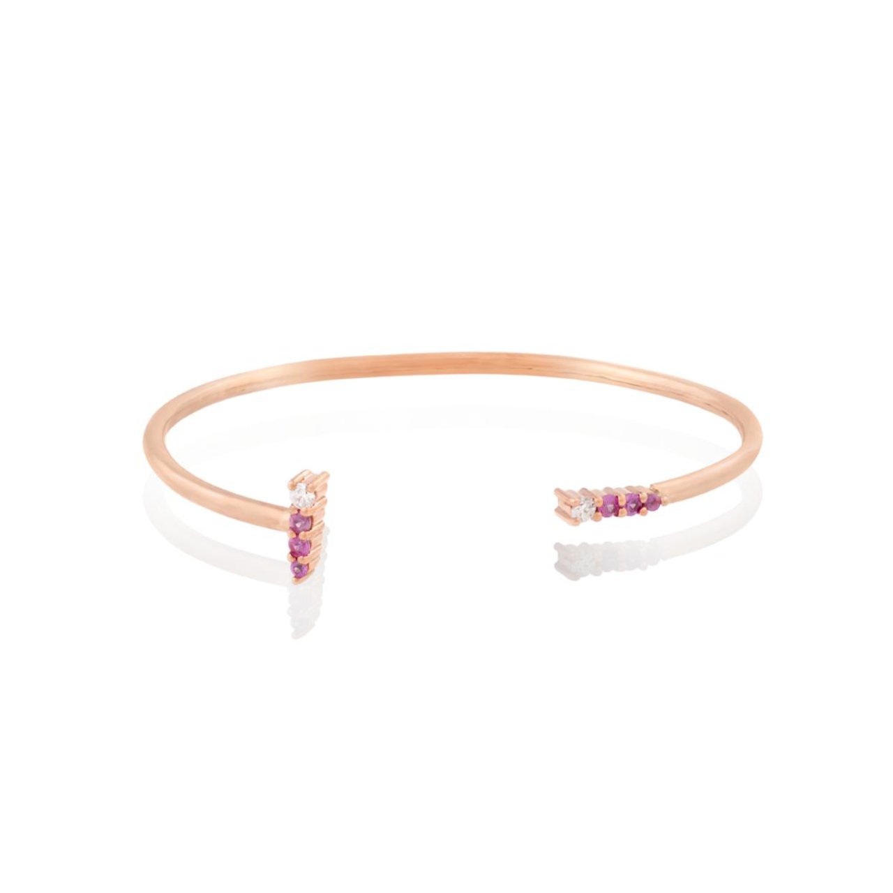 Butterflies Bangle (Rose)