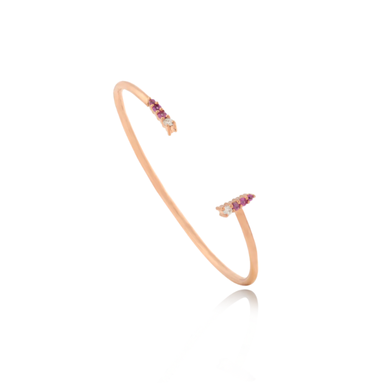 Butterflies Bangle (Rose)