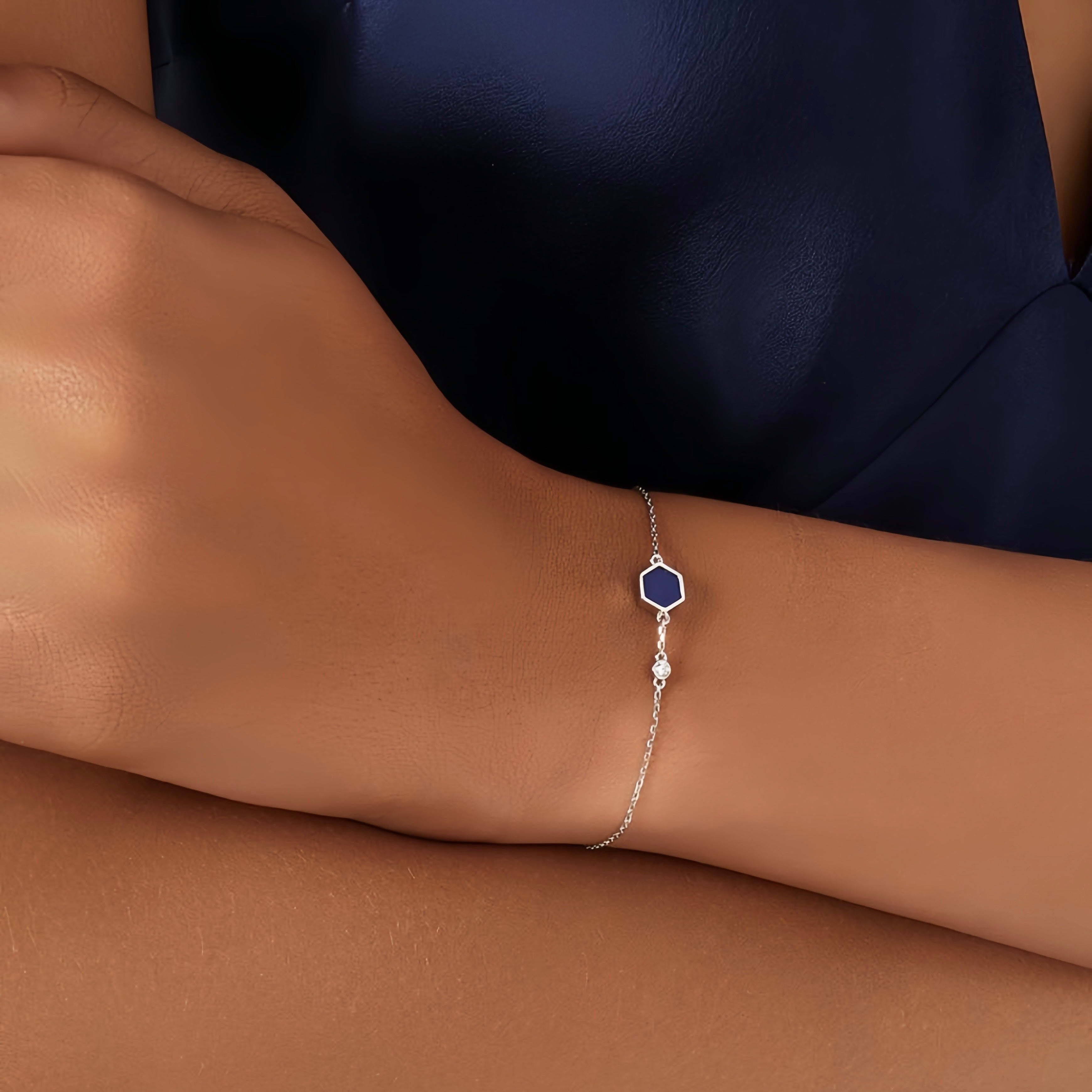 Hive Lapis Bracelet