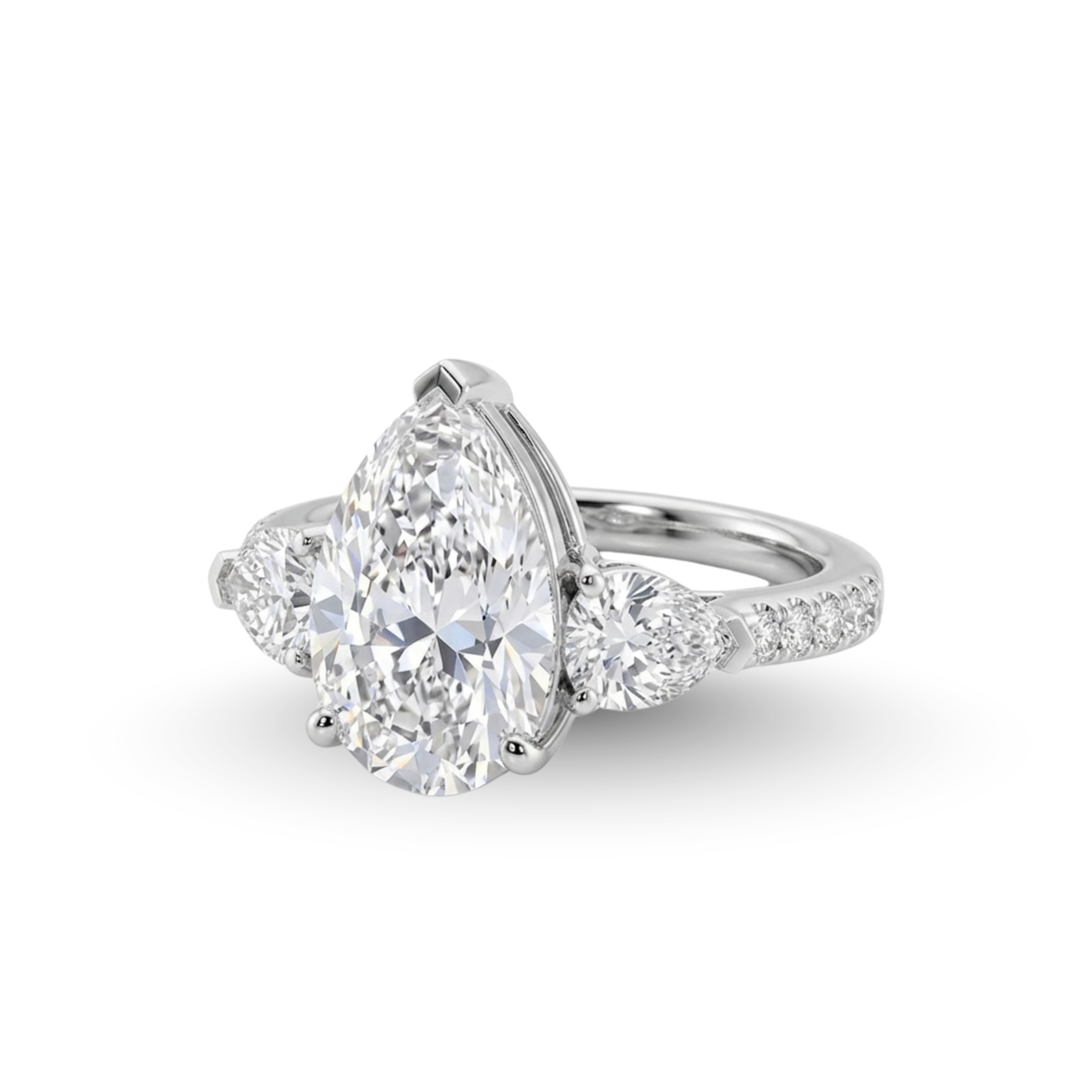 ROYALE PEAR DIAMOND RING