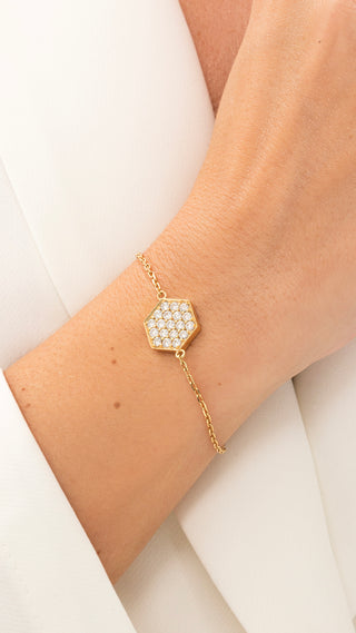 Diamond Hive Bracelet