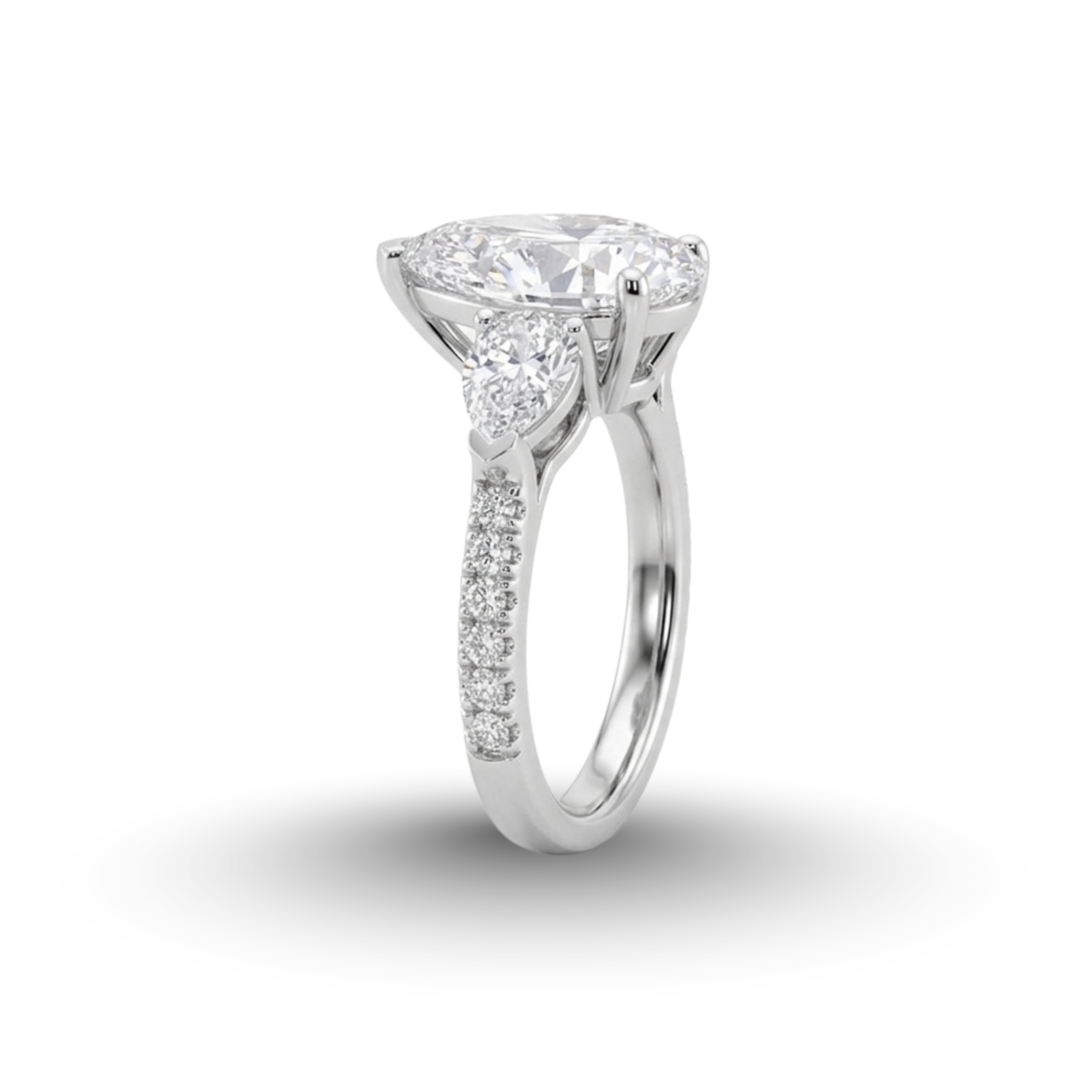 ROYALE PEAR DIAMOND RING