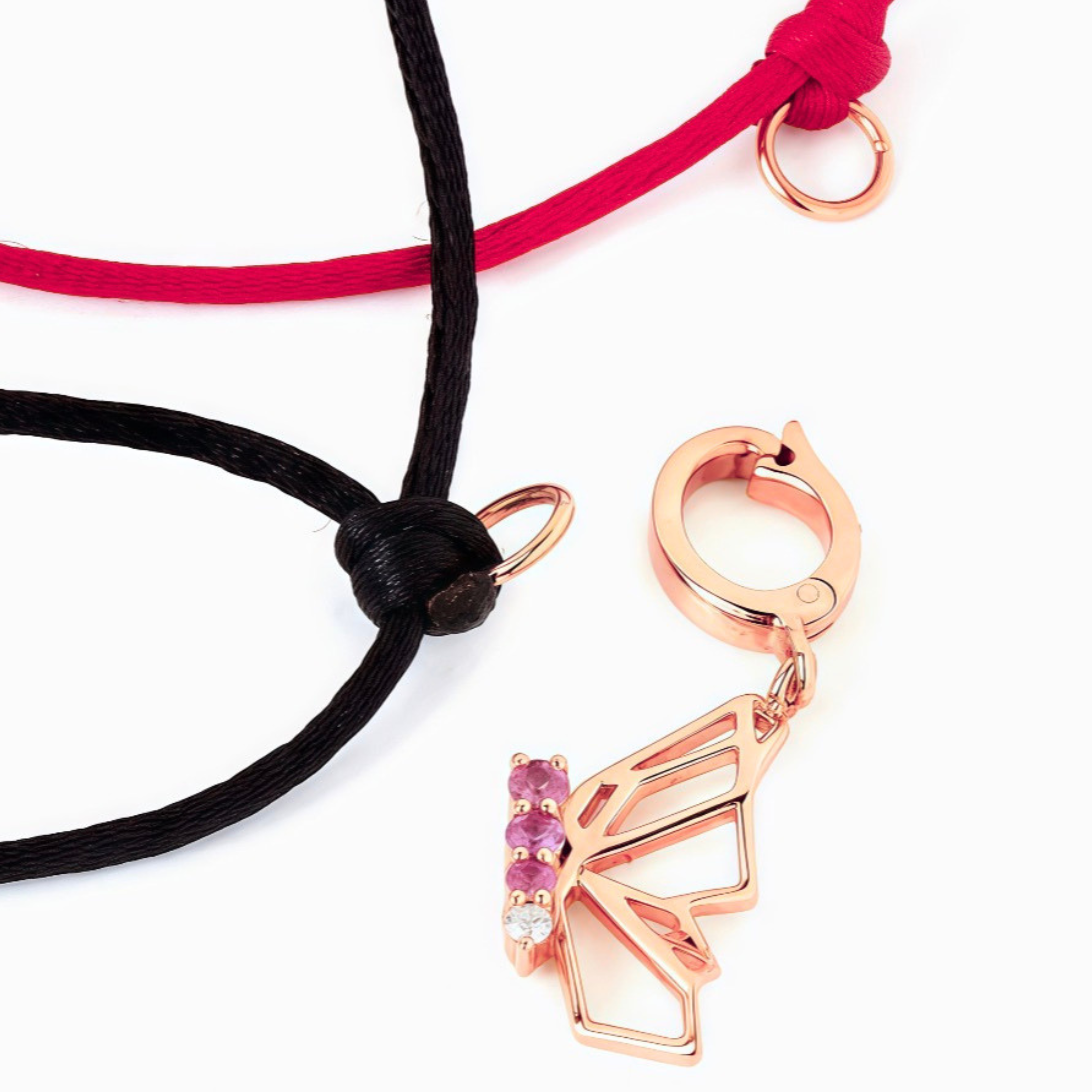 Butterflies Silk Bracelet (Thread)