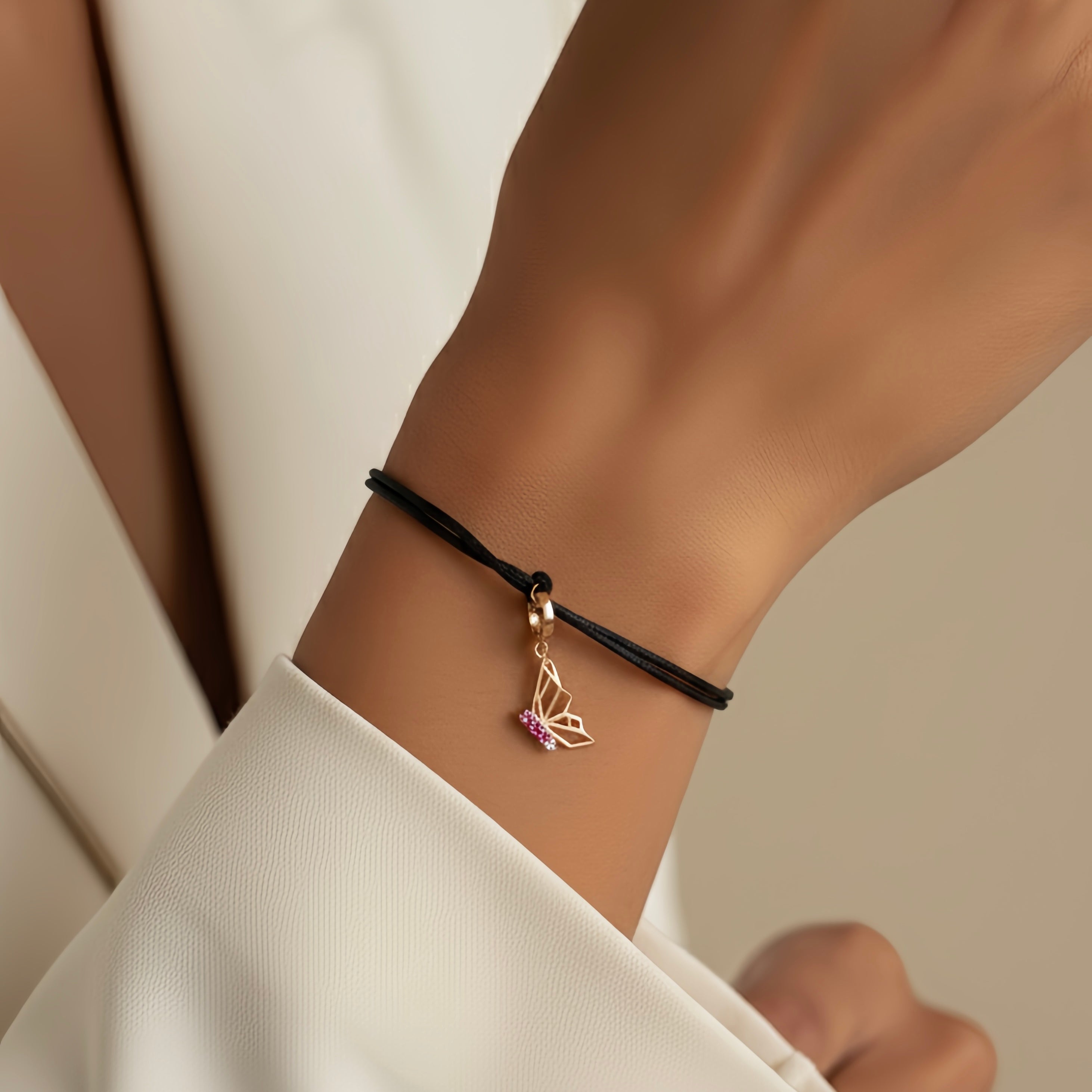 Butterflies Silk Bracelet (Thread)