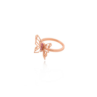 Butterflies Of Hope Ring (Rose)