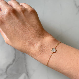 Diamond Hive Bracelet
